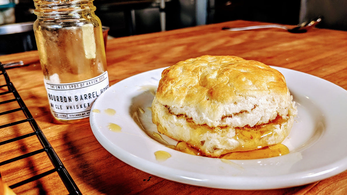 Bourbon Barrel Honey Biscuits – Akron Honey