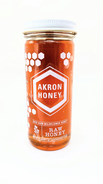 Raw Wildflower Honey 11oz – Akron Honey Raw Wildflower Honey 11oz – Akron Honey